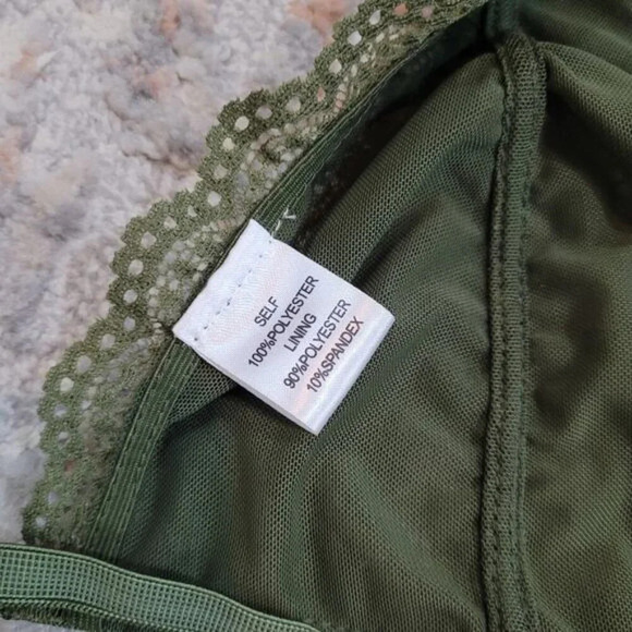 Dress‎ Forum Green Lace Bralette - Size Large - Picture 4 of 6